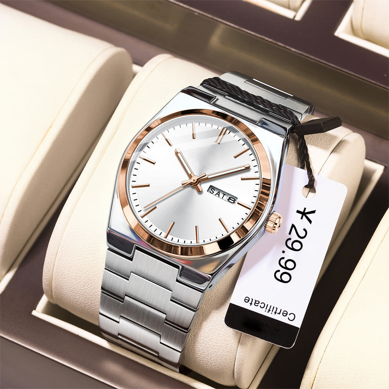 🥳 50% OFF! 🥳 Men’s Quartz Watches & Understated Luxury