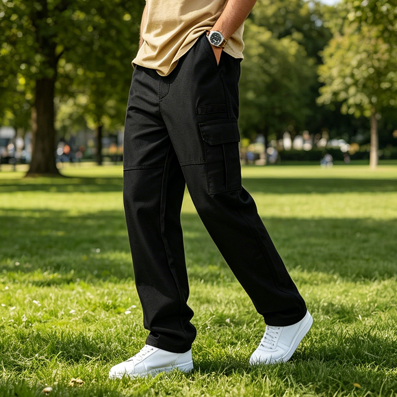 🎉👖 50% OFF Cargo Pants for Men – Relaxed Fit + Straight Leg | Comfortable & Durable ✅