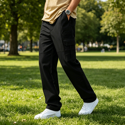 🎉👖 50% OFF Cargo Pants for Men – Relaxed Fit + Straight Leg | Comfortable & Durable ✅