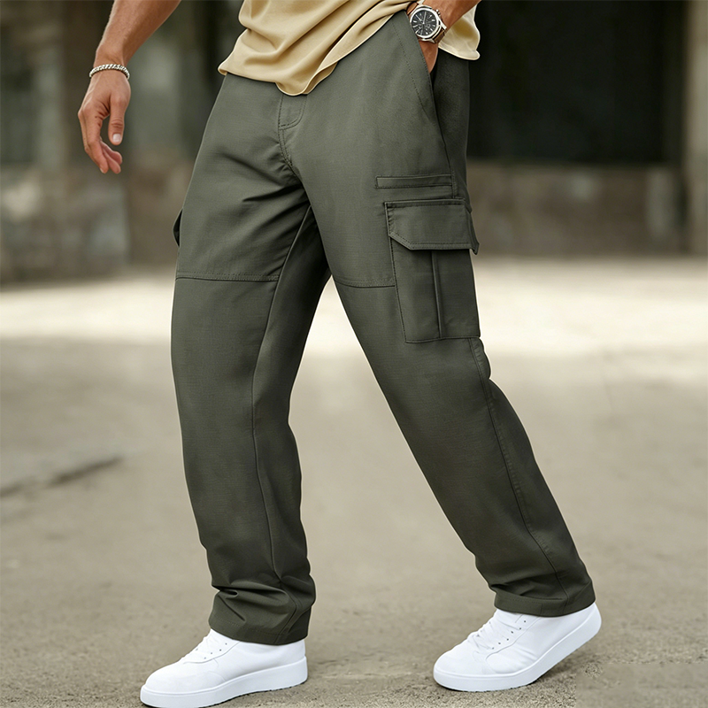 🎉👖 50% OFF Cargo Pants for Men – Relaxed Fit + Straight Leg | Comfortable & Durable ✅