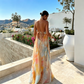 🎨 50% OFF! ✨ Watercolor Halter Maxi Dress – Backless, A-Line, Dreamy 🌟
