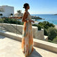 🎨 50% OFF! ✨ Watercolor Halter Maxi Dress – Backless, A-Line, Dreamy 🌟