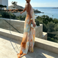 🎨 50% OFF! ✨ Watercolor Halter Maxi Dress – Backless, A-Line, Dreamy 🌟