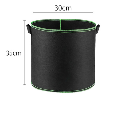 🌱👜 5-Pack Thickened Non-Woven Grow Bag With Handles – Heavy Duty, Breathable Fabric, Eco-Friendly, Large Capacity.
