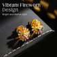 🎉 50% OFF!🎁 Colorful Firework Stud Earrings – Cubic Zirconia, 18K Plated, Festive 🎆