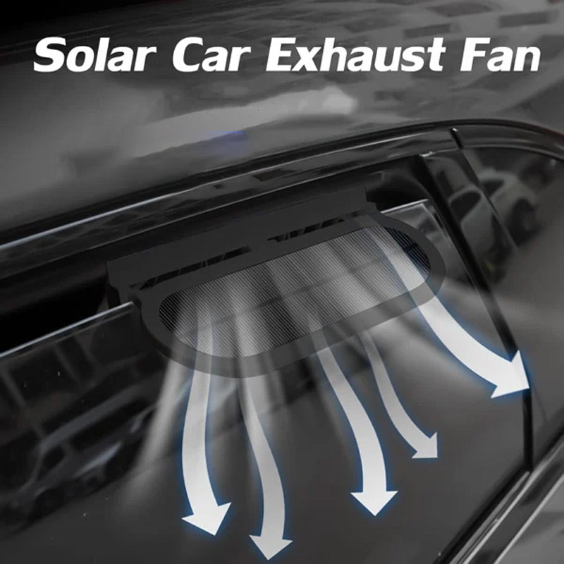 ⏰🔥 50% OFF ! 🚗☀️ Solar Car Exhaust Fan – Keep Your Vehicle Cooler & Fresher Instantly 🌬️✨