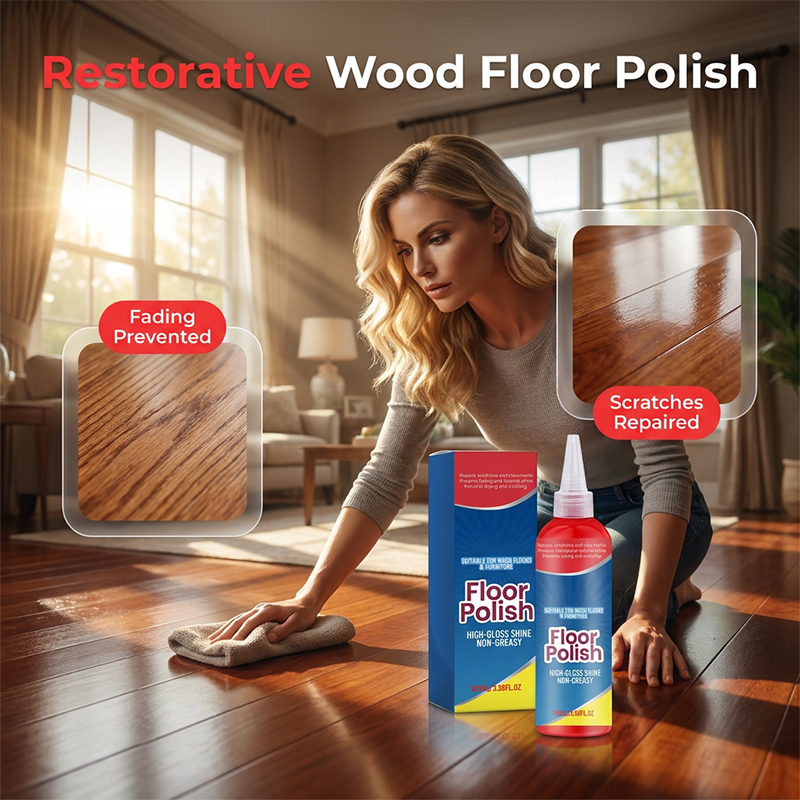 📢📢Buy 2 Get 1 Free !! ⏰Premium Wood Floor Restorer & Polish | Instant Scratch Repair for Furniture, Cabinets & Hardwood Surfaces