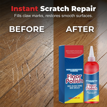 📢📢Buy 2 Get 1 Free !! ⏰Premium Wood Floor Restorer & Polish | Instant Scratch Repair for Furniture, Cabinets & Hardwood Surfaces