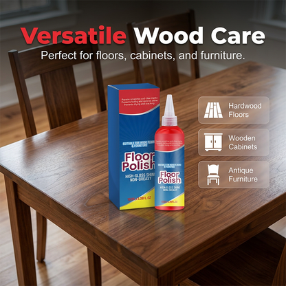 📢📢Buy 2 Get 1 Free !! ⏰Premium Wood Floor Restorer & Polish | Instant Scratch Repair for Furniture, Cabinets & Hardwood Surfaces