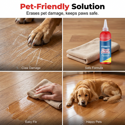📢📢Buy 2 Get 1 Free !! ⏰Premium Wood Floor Restorer & Polish | Instant Scratch Repair for Furniture, Cabinets & Hardwood Surfaces