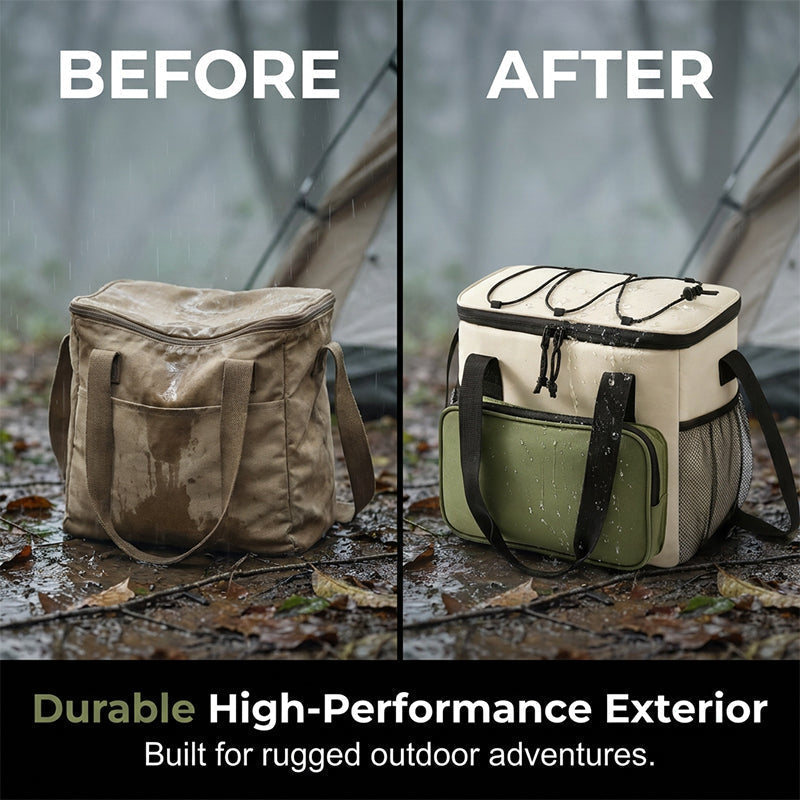 🧺2026 Summer Picnic New Arrival 50% OFF! ☀️ Large Capacity Insulated Cooler Bag for Picnics & Outdoors，Insulated & Water-Resistant, Easy To Clean.