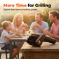 💥Up to 50% off!!Electric BBQ Grill Brush ⚡🧹 – Turbo Rotating Scrubber, Heavy-Duty Scraper, Fast Grease Removal, Universal Fit for All Grates – 240 Min Runtime