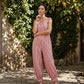 👗 50% OFF NOW! 🌊 Women's Casual Striped Spaghetti Strap Jumpsuit ✨