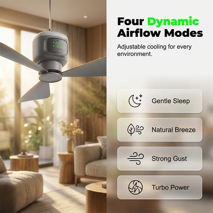NOW 50% OFF！🌀 💡 Rechargeable Hanging Fan with Light – Cordless, practical & perfect for home, camping and travel 🏠 ⛺ ✨