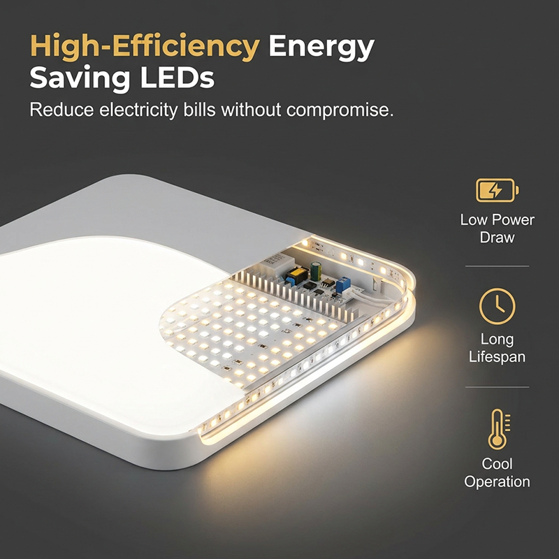💡 50% OFF NOW ! ⚡ Modern Square LED Ceiling Light – Energy Saving, Ultra Slim Panel & Bright Even Home Lighting ✨
