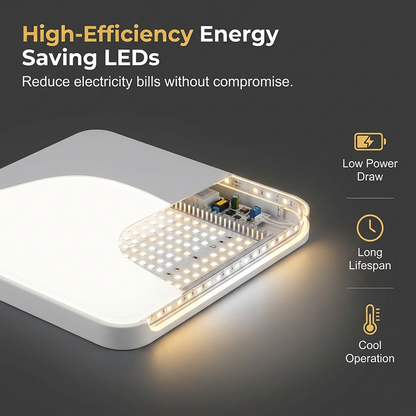 💡 50% OFF NOW ! ⚡ Modern Square LED Ceiling Light – Energy Saving, Ultra Slim Panel & Bright Even Home Lighting ✨