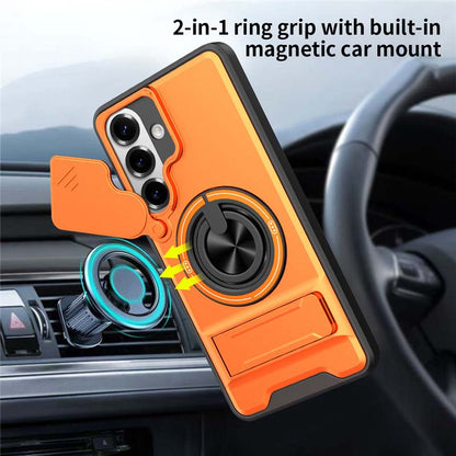 📱 50% OFF! ⏰ Samsung Phone Case – Heavy-duty with camera cover & ring stand – Shockproof, precise cutouts & 360° rotating grip – all-around protection 🔒