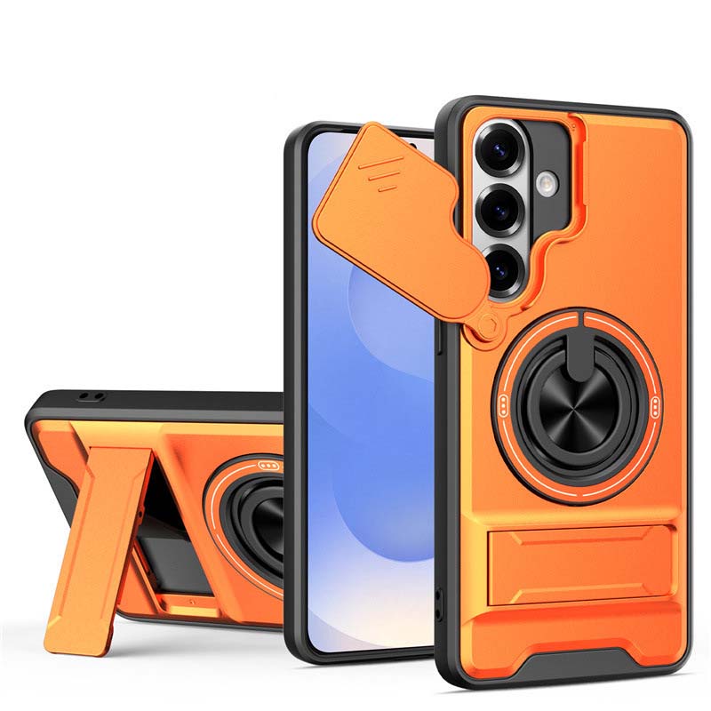 📱 50% OFF! ⏰ Samsung Phone Case – Heavy-duty with camera cover & ring stand – Shockproof, precise cutouts & 360° rotating grip – all-around protection 🔒