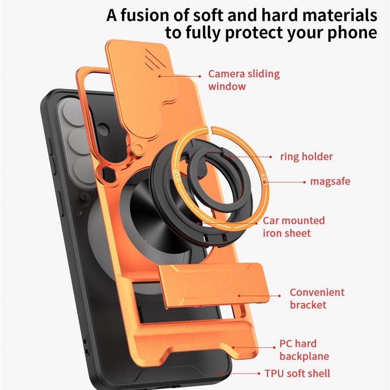 📱 50% OFF! ⏰ Samsung Phone Case – Heavy-duty with camera cover & ring stand – Shockproof, precise cutouts & 360° rotating grip – all-around protection 🔒