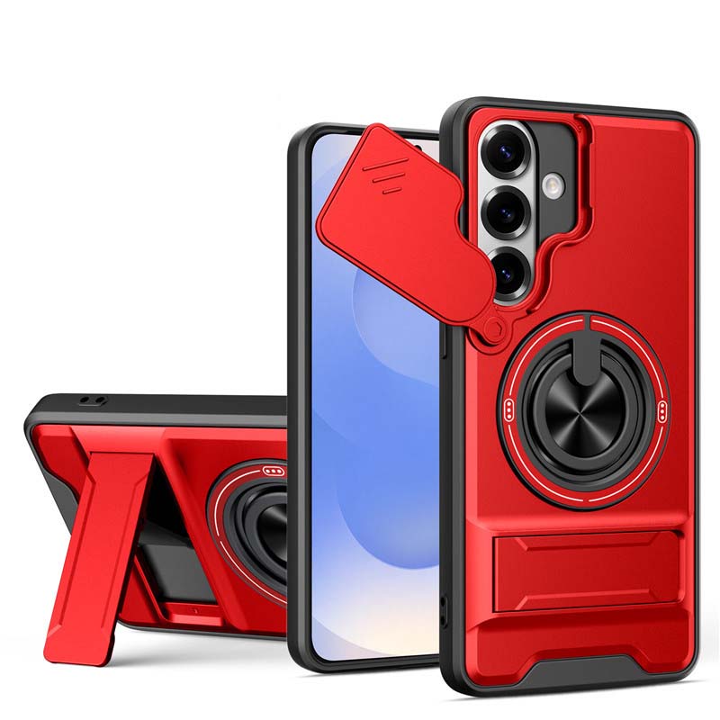 📱 50% OFF! ⏰ Samsung Phone Case – Heavy-duty with camera cover & ring stand – Shockproof, precise cutouts & 360° rotating grip – all-around protection 🔒