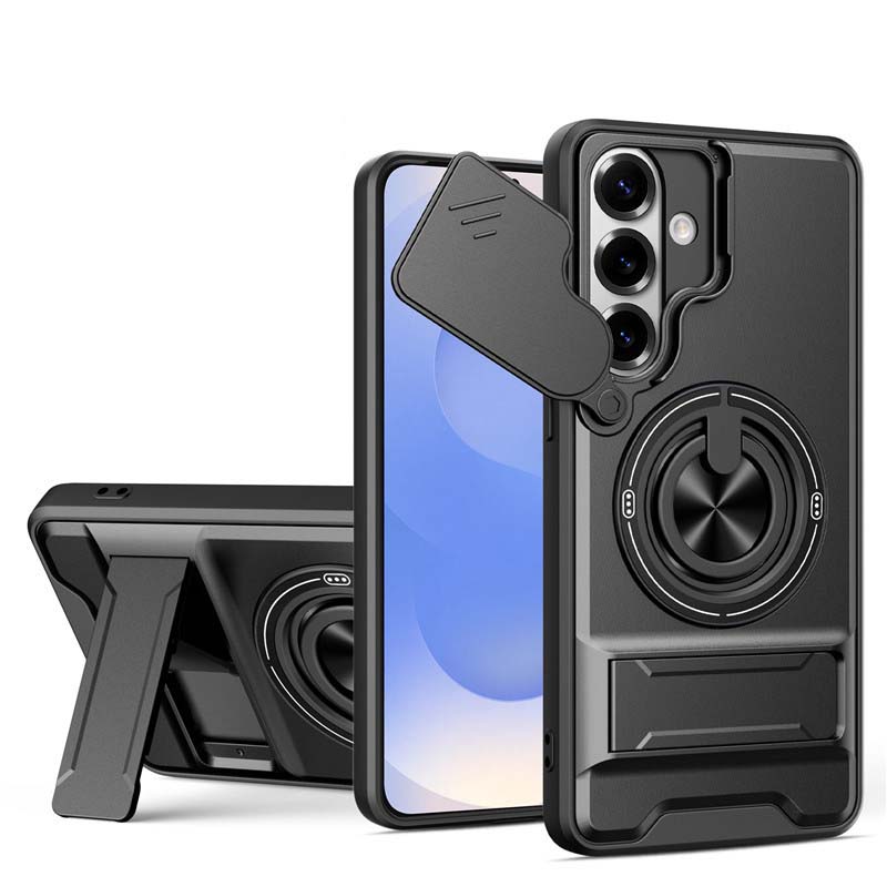 📱 50% OFF! ⏰ Samsung Phone Case – Heavy-duty with camera cover & ring stand – Shockproof, precise cutouts & 360° rotating grip – all-around protection 🔒