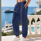 👖 🌾 Men's linen-blend leisure trousers with drawstring – Comfortable, lightweight & perfect for summer and everyday wear ✨