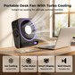 💐50% OFF ! 🔄🖥️ Desk & Wall Fan with LED Display – Portable, Quiet, 3 Speeds