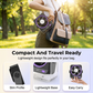 💐50% OFF ! 🔄🖥️ Desk & Wall Fan with LED Display – Portable, Quiet, 3 Speeds