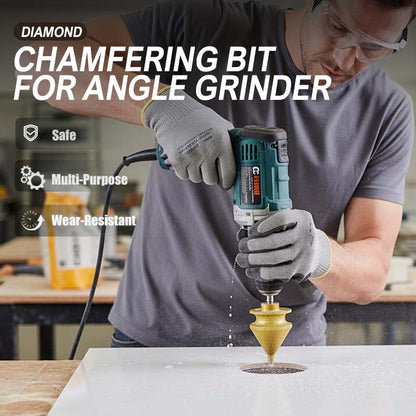 ⚙️ 50% OFF! ✨ Diamond Chamfering Bit for Grinder – Multi-Function, Brazed Diamond, Universal Fit 💎