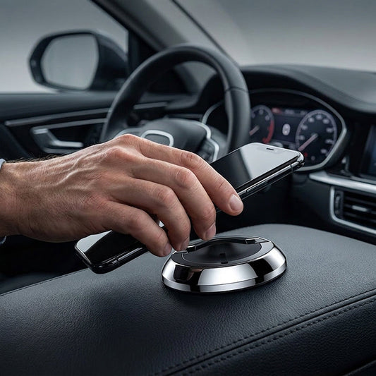 📱50% OFF! ✨ Dashboard Phone Mount with Parking Plate – 2-in-1, 360° Rotation, Strong Grip 🅿️