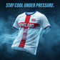 👕 50% OFF! England Football Tee – Red Cross & Flag Graphic, Athletic Fit, Breathable for World Cup 2026 🏆⚽