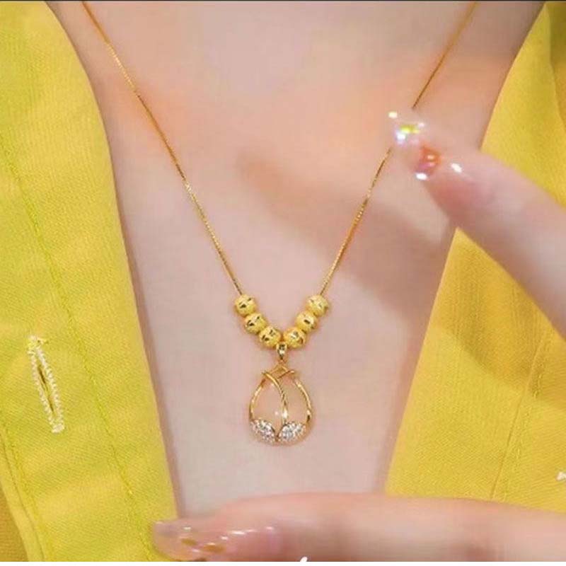 🌷 50% OFF! ✨ Elegant Tulip Pendant Necklace – Durable, Sparkling, Adjustable Chain 💎