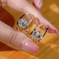 🔥Buy 1 Get 1 Free🔥 Double Hoop Sparkling Zirconia Ball Earrings