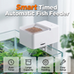 😴➡️🐠 Auto Fish Feeder – Built-in Timer, Perfect for Busy Owners | Up to 30 Days 🗓️