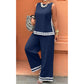 🤍Women's Sleeveless Top & Wide-Leg Pants Suit✨