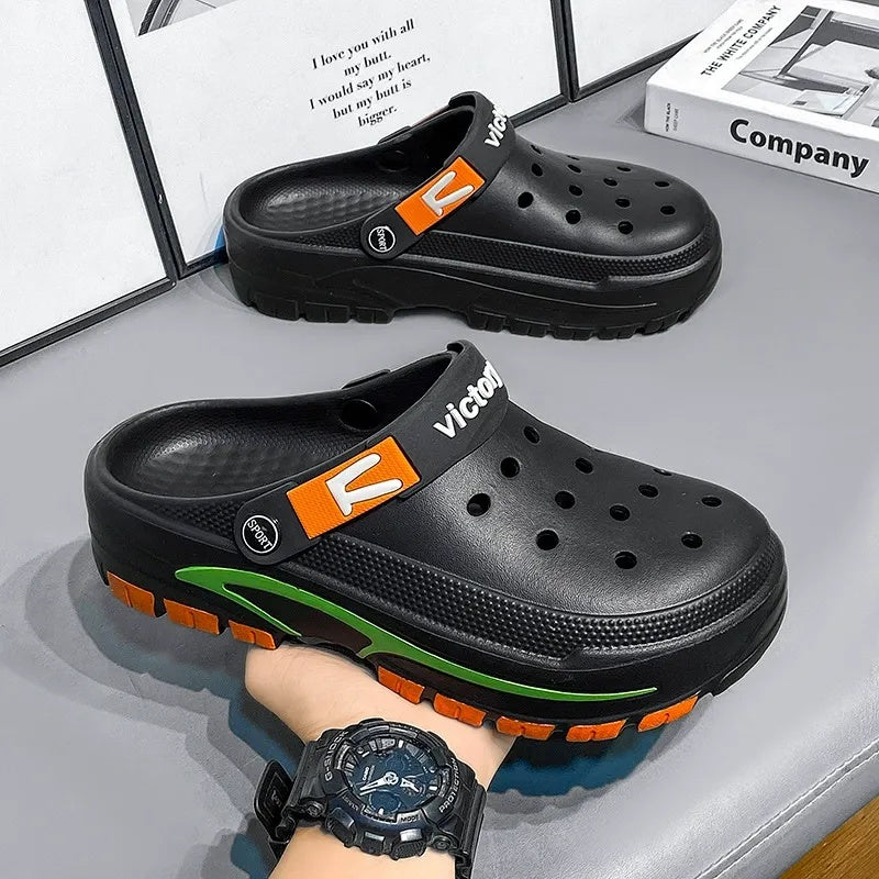 🎁2026 New Arrivals 50% OFF💥Men's Breathable Slip-On Sandals – 2-in-1, Lightweight, Non-Slip 🌊