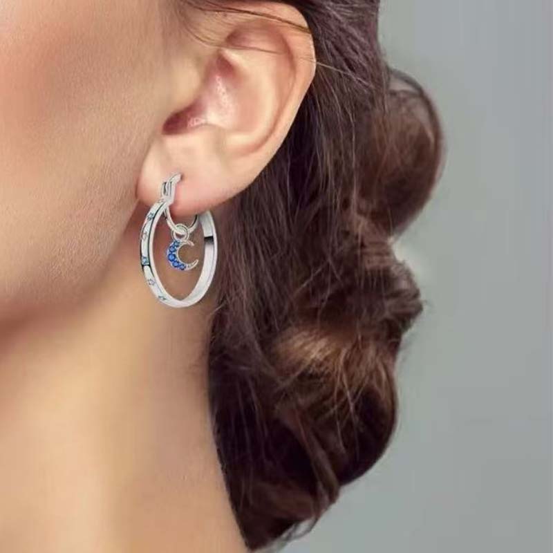 🎁New Arrival 50% OFF💥Celestial Double Layer Hoop Earrings