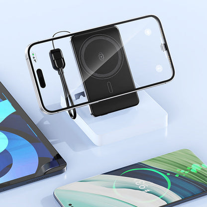 🔋  50% OFF! ✨ 3-in-1 Magnetic Portable Charger – Wireless, Built-in Stand, Slim 🍃