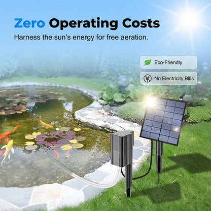 🔥50% OFF!!🔥 Solar Pond Aerator with Air Pump