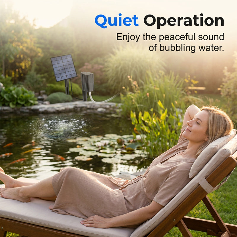 🔥50% OFF!!🔥 Solar Pond Aerator with Air Pump