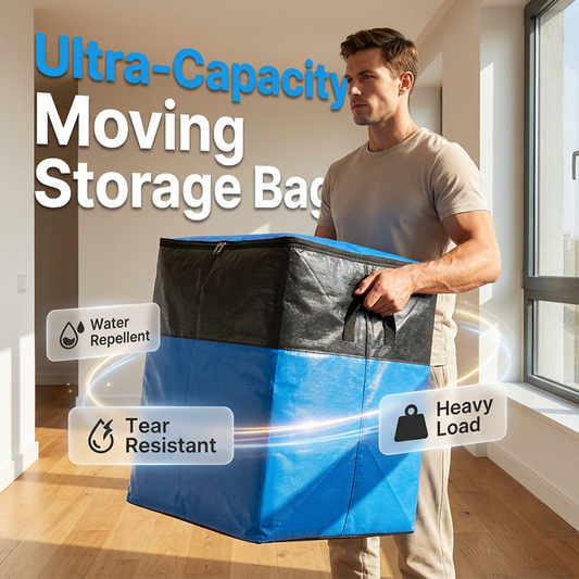 ⏰💰 50% OFF –Collapsible Storage and Moving Bag – Heavy-duty handles & zippered closure – Folds flat, perfect for moving, travel or closet organization – reusable & easy to clean 📦🧳
