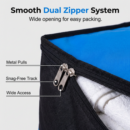 ⏰💰 50% OFF –Collapsible Storage and Moving Bag – Heavy-duty handles & zippered closure – Folds flat, perfect for moving, travel or closet organization – reusable & easy to clean 📦🧳