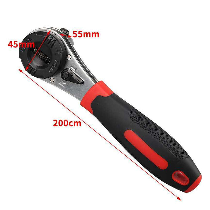 ⚡50% OFF🔧 Universal Adjustable Ratchet Wrench – 6-22mm Quick-Adjust, One Tool Does It All! | No More Fumbling for the Right Size