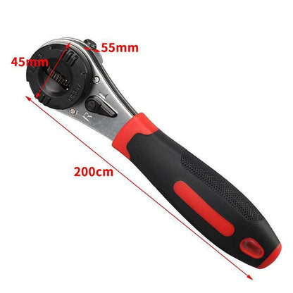 ⚡50% OFF🔧 Universal Adjustable Ratchet Wrench – 6-22mm Quick-Adjust, One Tool Does It All! | No More Fumbling for the Right Size