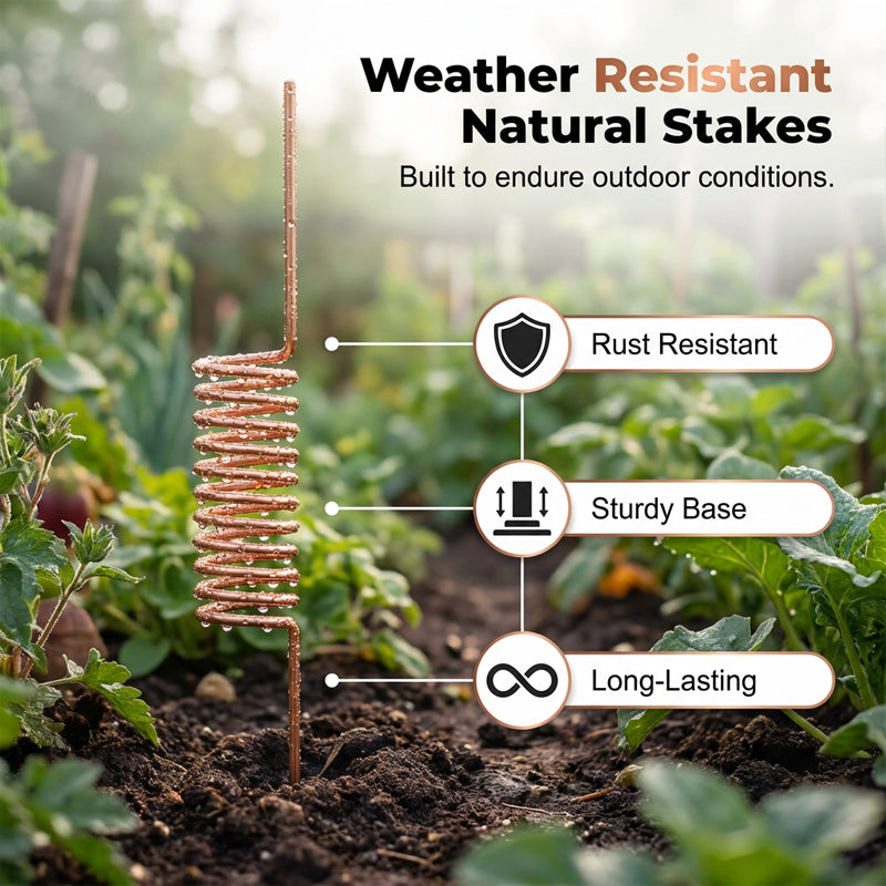 🔥 50% OFF-Copper Spiral Antenna Plant Stakes🌻🌻