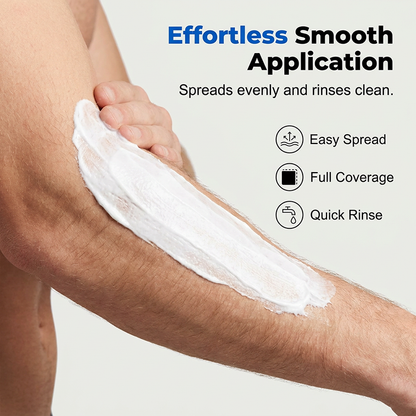 🔥 Buy 1 get 1🧔💨 Men's Gentle Hair Removal Cream – No Razor, No Pain, No Irritation | Smooth in 5 Mins ⏱️✨