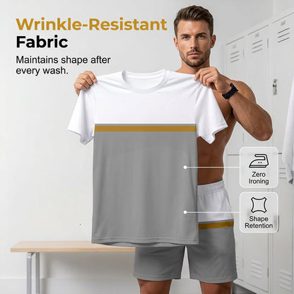 🎁2026 New Arrivals 50% OFF💥Men's Summer Color-Block Sportswear Set