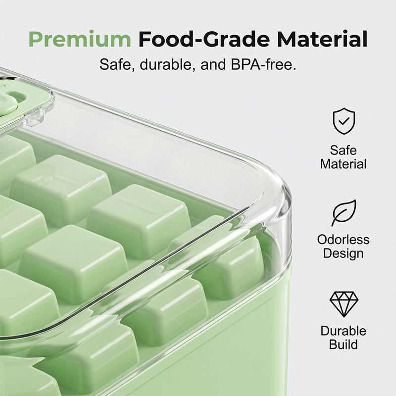 🔥50% OFF NOW! 🧊 Ditch the struggle. Press down, watch the ice plopinto the bin. Zero effort, max ice. 🚀