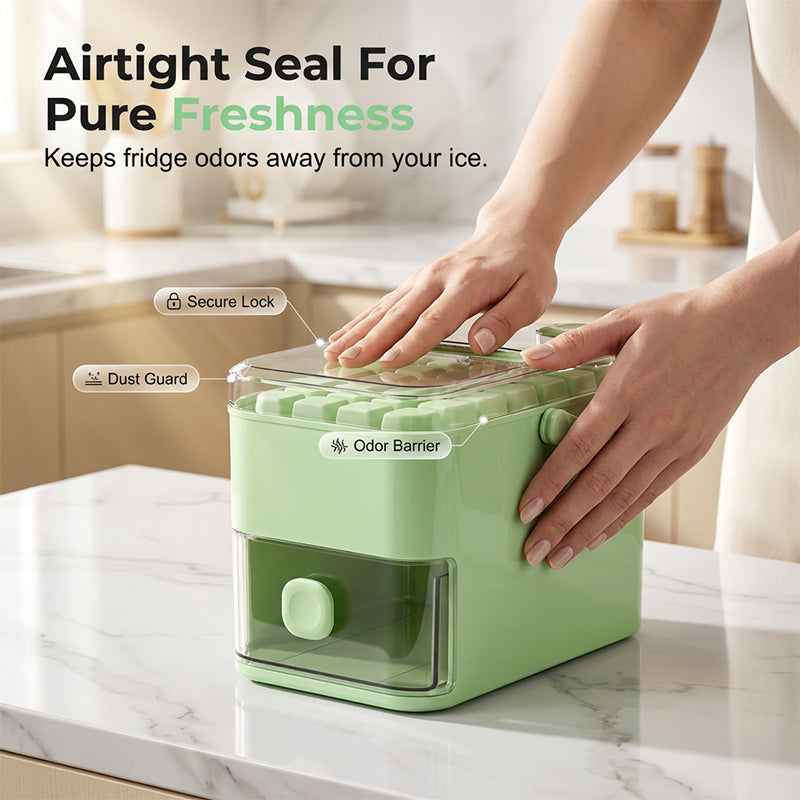 🔥50% OFF NOW! 🧊 Ditch the struggle. Press down, watch the ice plopinto the bin. Zero effort, max ice. 🚀