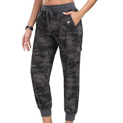 👖🫧 Women's Lightweight Cargo Joggers – Stretchy Waistband + Deep Pockets | Perfect for Travel or Work ✈️💼